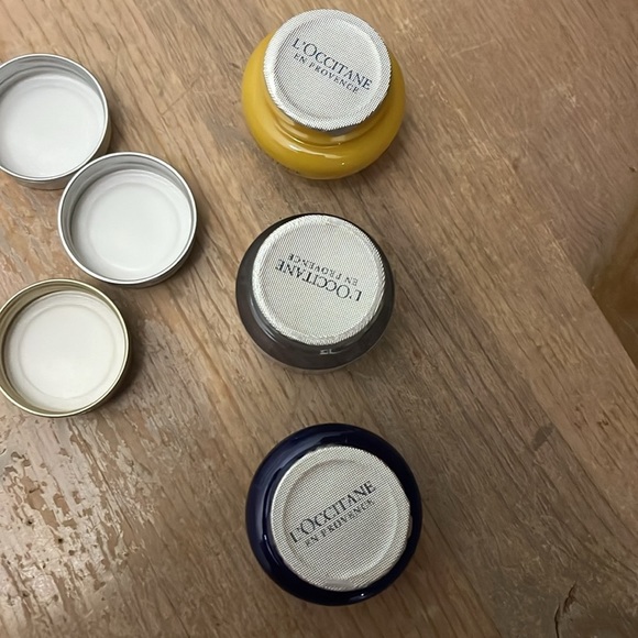 3 L’Occitane en Provence Sample Size Jars Divine Cream - Precious Cream - Gel - Picture 9 of 9